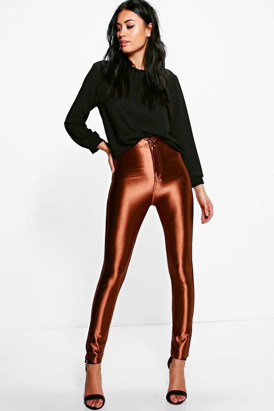 Willow High Waist Super Skinny Disco Trousers